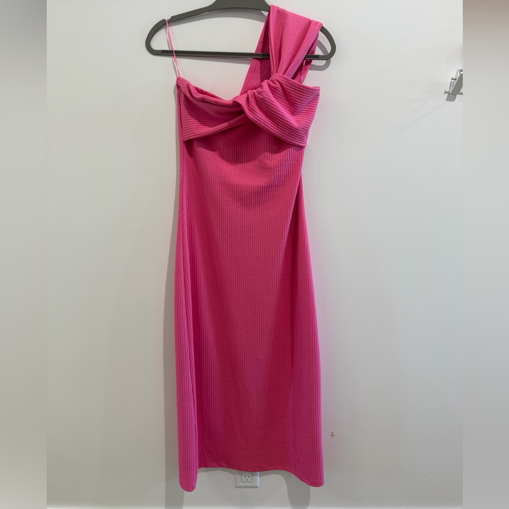 Nwt Anthropologie Porridge Antonia Twist-Front Ribbed Maxi Dress